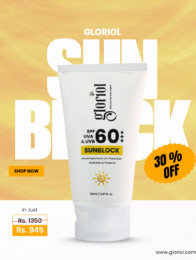 Gloriol SPF 60++ Sunblock 120ml